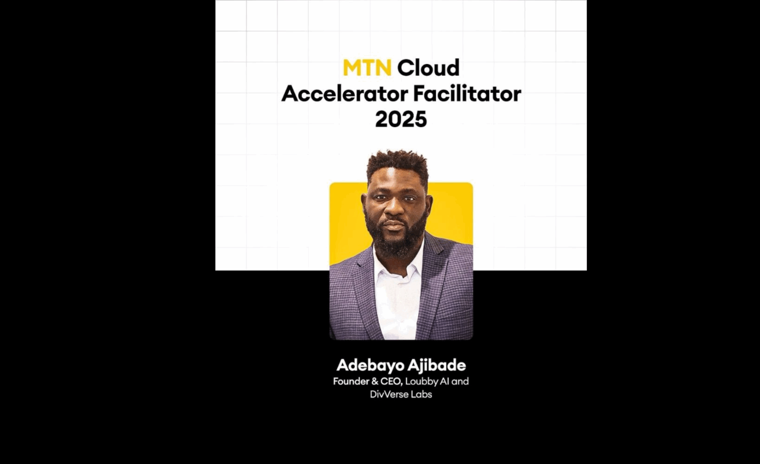 Adebayo Ajiabde Serves as Facilitator at MTN Cloud Accelerator 2025